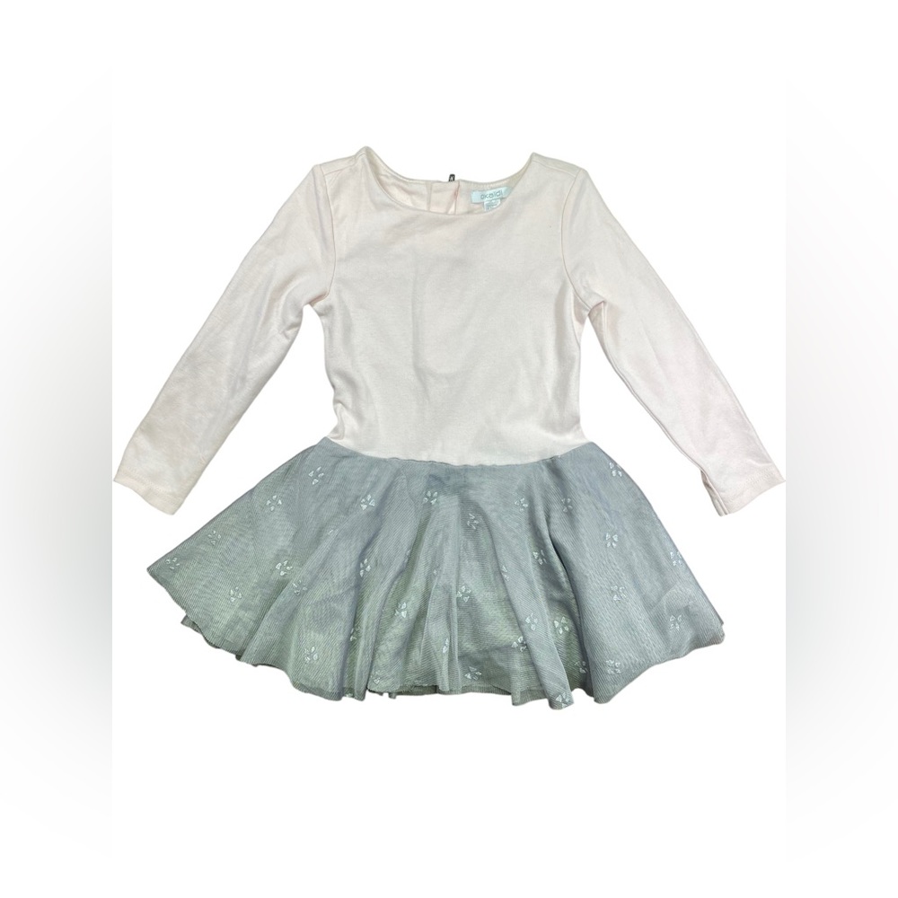 OKAIDI PINK TOP GREY TUTU DRESS FOR GIRLS SIZE 4